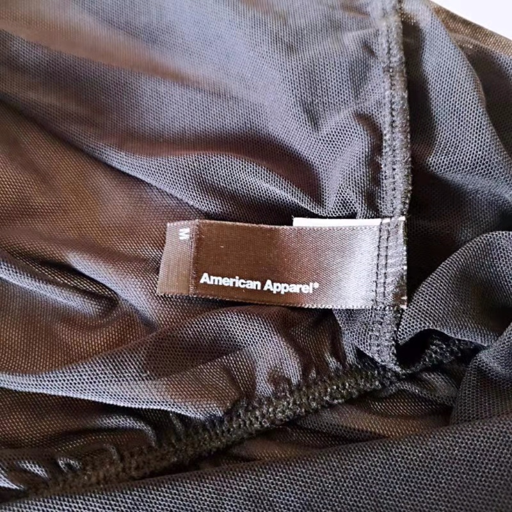 LIKE NEW American Apparel Micro Mesh Romper M - Picture 4 of 7